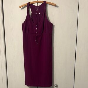 Athleta Featherweight Packable
Dress Sleeveless Racerback Empire Waist sz 10P‎